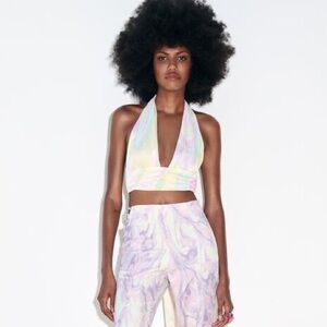 Zara Halter Top - Tie Dye